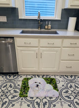 Load image into Gallery viewer, Bichon Frise Machine Washable Memory Foam Mat SS8817RUG