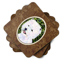 Load image into Gallery viewer, Westie Coasters - Set of 4 Lightweight Foam, Absorbent Drink Coasters