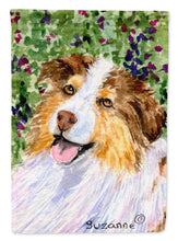 Load image into Gallery viewer, Australian Shepherd Flag Canvas House Size