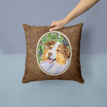 Load image into Gallery viewer, Australian Shepherd Throw Pillow - 14x14 Decorative Pillow – Art for Your Home &amp; Patio
