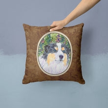 Load image into Gallery viewer, Australian Shepherd Throw Pillow - 14x14 Decorative Pillow – Art for Your Home &amp; Patio