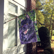 Load image into Gallery viewer, Schipperke Flag Canvas House Size