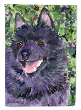 Load image into Gallery viewer, Schipperke Flag Canvas House Size