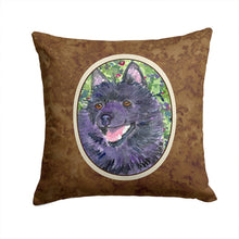 Load image into Gallery viewer, Schipperke Throw Pillow - 14x14 Decorative Pillow – Art for Your Home &amp; Patio