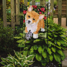 Load image into Gallery viewer, Corgi Garden Flag - Outdoor Decorative Yard Flag
