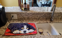 Load image into Gallery viewer, Bernese Mountain Dog Dish Drying Mat – Absorbent, Artistic Kitchen Essentials SS8828DDM