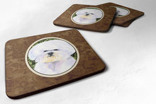 Load image into Gallery viewer, Bichon Frise Coasters - Set of 4 Lightweight Foam, Absorbent Drink Coasters