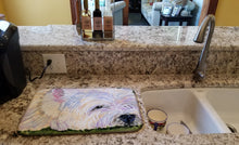 Load image into Gallery viewer, Westie Dish Drying Mat – Absorbent, Artistic Kitchen Essentials SS8831DDM