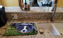 Load image into Gallery viewer, Border Collie Dish Drying Mat – Absorbent, Artistic Kitchen Essentials SS8836DDM