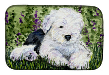 Load image into Gallery viewer, Old English Sheepdog Dish Drying Mat – Absorbent, Artistic Kitchen Essentials SS8840DDM