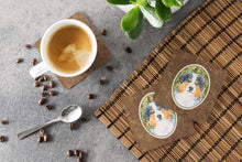 Load image into Gallery viewer, Australian Shepherd Coasters - Set of 4 Lightweight Foam, Absorbent Drink Coasters