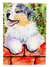 Load image into Gallery viewer, Australian Shepherd Flag Canvas House Size