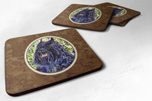 Load image into Gallery viewer, Bouvier des Flandres Coasters - Set of 4 Lightweight Foam, Absorbent Drink Coasters