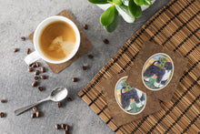 Load image into Gallery viewer, Portuguese Water Dog Coasters - Set of 4 Lightweight Foam, Absorbent Drink Coasters