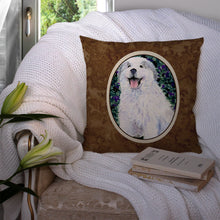 Load image into Gallery viewer, Great Pyrenees Throw Pillow - 14x14 Decorative Pillow – Art for Your Home &amp; Patio