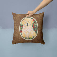 Load image into Gallery viewer, Golden Retriever Throw Pillow - 14x14 Decorative Pillow – Art for Your Home &amp; Patio