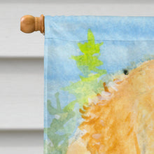 Load image into Gallery viewer, Golden Retriever Flag Canvas House Size