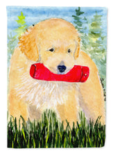 Load image into Gallery viewer, Golden Retriever Flag Canvas House Size