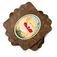 Load image into Gallery viewer, Golden Retriever Coasters - Set of 4 Lightweight Foam, Absorbent Drink Coasters