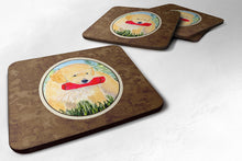 Load image into Gallery viewer, Golden Retriever Coasters - Set of 4 Lightweight Foam, Absorbent Drink Coasters
