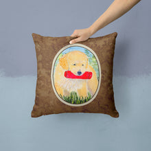 Load image into Gallery viewer, Golden Retriever Throw Pillow - 14x14 Decorative Pillow – Art for Your Home &amp; Patio