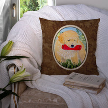 Load image into Gallery viewer, Golden Retriever Throw Pillow - 14x14 Decorative Pillow – Art for Your Home &amp; Patio