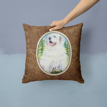 Load image into Gallery viewer, Great Pyrenees Throw Pillow - 14x14 Decorative Pillow – Art for Your Home &amp; Patio