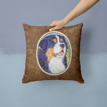 Load image into Gallery viewer, Bernese Mountain Dog Throw Pillow - 14x14 Decorative Pillow – Art for Your Home &amp; Patio