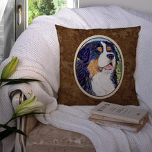 Load image into Gallery viewer, Bernese Mountain Dog Throw Pillow - 14x14 Decorative Pillow – Art for Your Home &amp; Patio