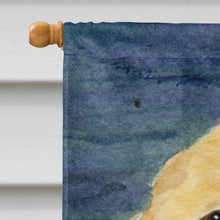 Load image into Gallery viewer, Golden Retriever Flag Canvas House Size