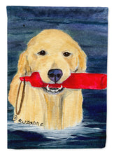 Load image into Gallery viewer, Golden Retriever Flag Canvas House Size
