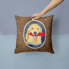 Load image into Gallery viewer, Golden Retriever Throw Pillow - 14x14 Decorative Pillow – Art for Your Home &amp; Patio