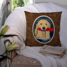 Load image into Gallery viewer, Golden Retriever Throw Pillow - 14x14 Decorative Pillow – Art for Your Home &amp; Patio