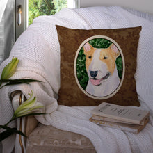 Load image into Gallery viewer, Bull Terrier Throw Pillow - 14x14 Decorative Pillow – Art for Your Home &amp; Patio
