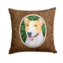 Load image into Gallery viewer, Bull Terrier Throw Pillow - 14x14 Decorative Pillow – Art for Your Home &amp; Patio