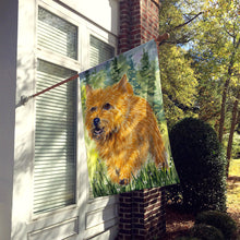 Load image into Gallery viewer, Norwich Terrier Flag Canvas House Size