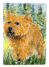 Load image into Gallery viewer, Norwich Terrier Flag Canvas House Size