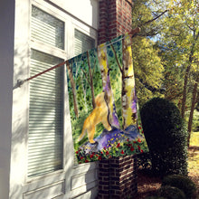 Load image into Gallery viewer, Golden Retriever Flag Canvas House Size