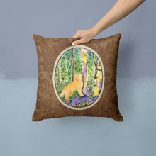 Load image into Gallery viewer, Golden Retriever Throw Pillow - 14x14 Decorative Pillow – Art for Your Home &amp; Patio
