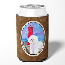 Load image into Gallery viewer, Lighthouse with Bichon Frise Can or Bottle Beverage Insulator Hugger
