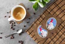 Load image into Gallery viewer, Lighthouse with Bichon Frise Coasters - Set of 4 Lightweight Foam, Absorbent Drink Coasters