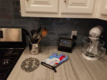 Load image into Gallery viewer, Lighthouse with Bichon Frise Oven Mitt SS8891OVMT