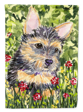 Load image into Gallery viewer, Norwich Terrier Flag Canvas House Size