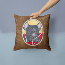 Load image into Gallery viewer, French Bulldog Throw Pillow - 14x14 Decorative Pillow – Art for Your Home &amp; Patio