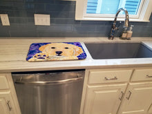 Load image into Gallery viewer, Golden Retriever Dish Drying Mat – Absorbent, Artistic Kitchen Essentials SS8903DDM