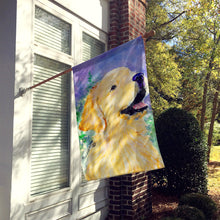Load image into Gallery viewer, Golden Retriever Flag Canvas House Size