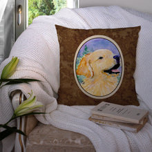 Load image into Gallery viewer, Golden Retriever Throw Pillow - 14x14 Decorative Pillow – Art for Your Home &amp; Patio