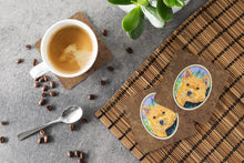 Load image into Gallery viewer, Norwich Terrier Coasters - Set of 4 Lightweight Foam, Absorbent Drink Coasters