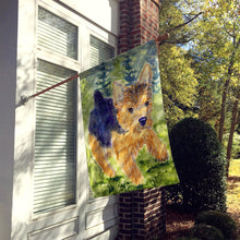 Load image into Gallery viewer, Norwich Terrier Flag Canvas House Size