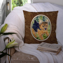 Load image into Gallery viewer, Norwich Terrier Throw Pillow - 14x14 Decorative Pillow – Art for Your Home &amp; Patio
